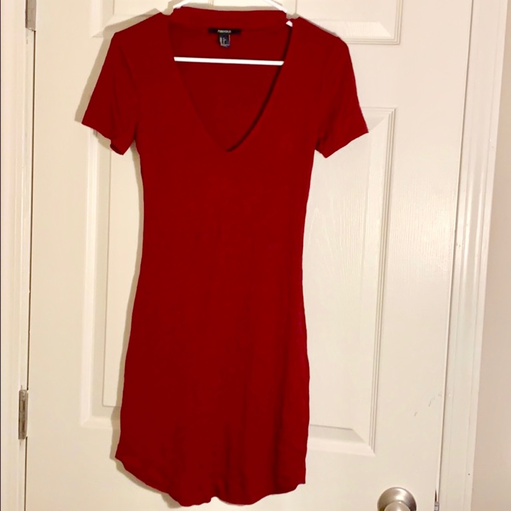 Forever 21 Burgundy Dress Size S